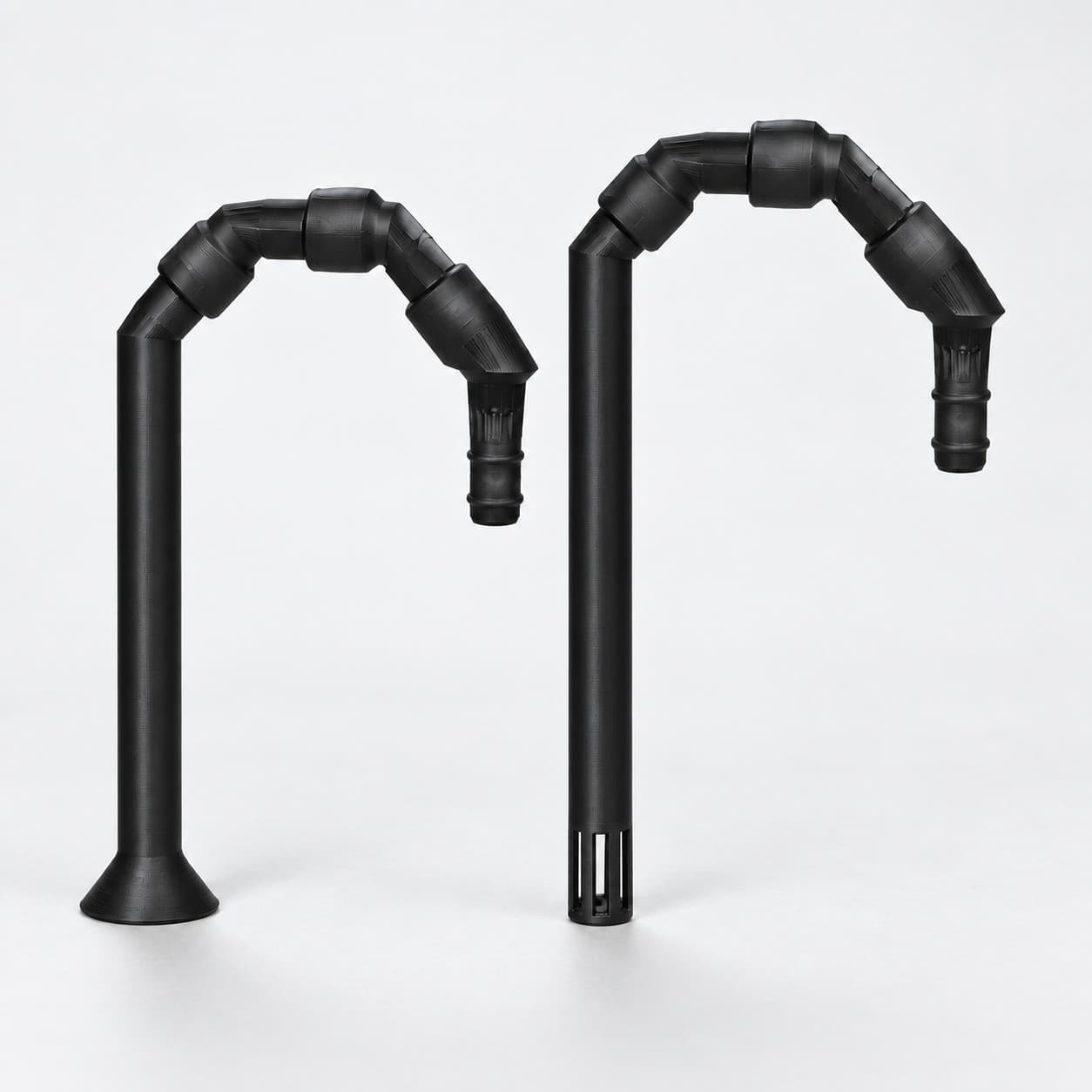 Lily Pipe Inflow + Outflow Pair, Eheim 12/16mm, Black, product image
